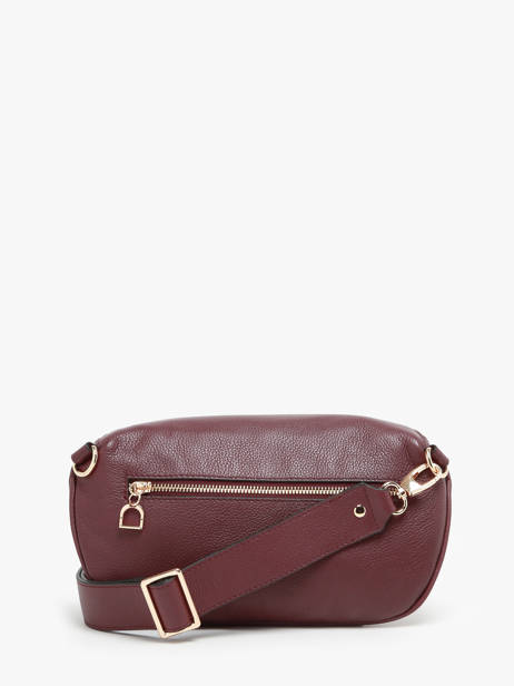 Sac Banane L Tradition Cuir Etrier Violet tradition ETRA022L vue secondaire 4