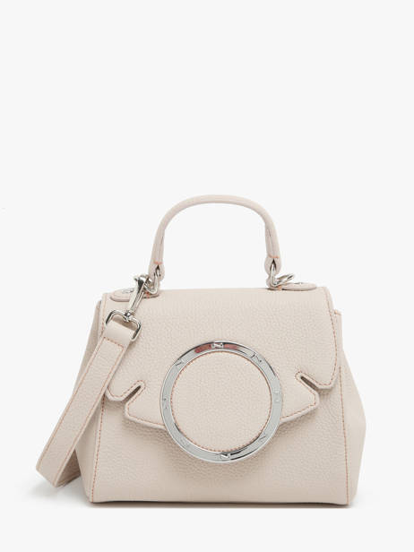 Sac Porté Main Ginkgo Cuir Nathan baume Beige ginkgo 4