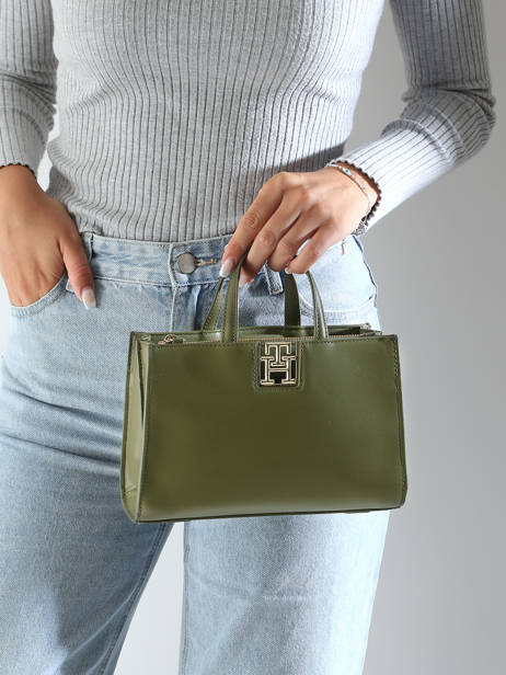 Sac Porté Main Th Reset Tommy hilfiger Vert th reset AW16762 vue secondaire 1