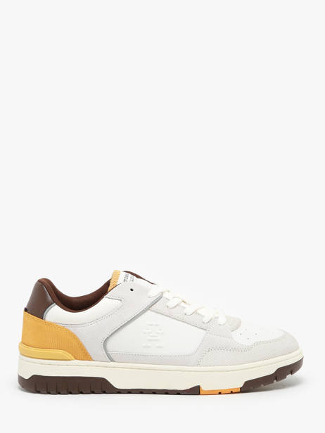 Sneakers In Leather Tommy hilfiger Yellow men 5215ZE1