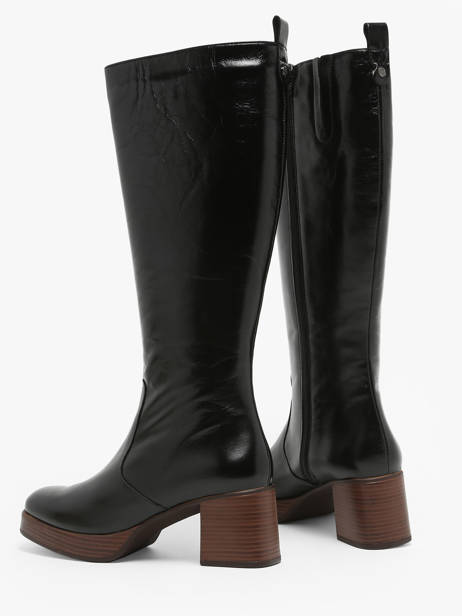 Boots In Leather Dorking Black theme D9339 other view 2