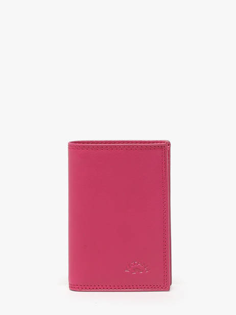 Card Holder Leather Katana Pink marina 753038