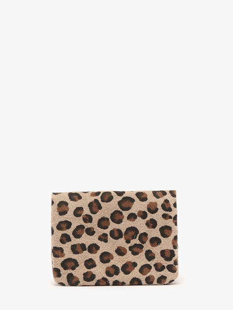 Porte-monnaie Cuir Milano Multicolore velvet leopardo VL23092 vue secondaire 2