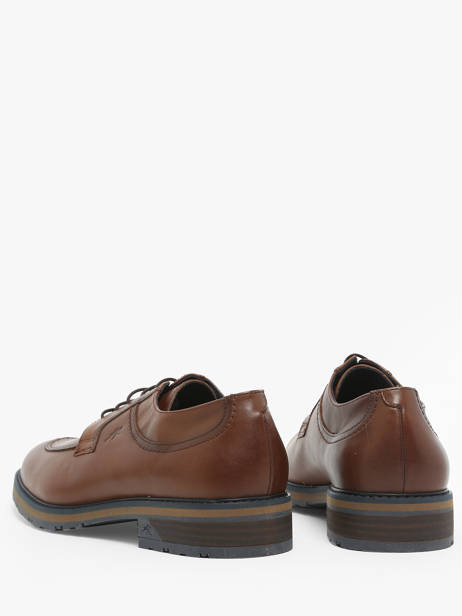 Chaussures De Ville En Cuir Fluchos Marron men F1874 vue secondaire 2