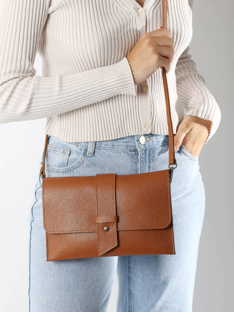 Sac Bandoulière Caviar Cuir Milano Marron caviar CA240610 vue secondaire 1