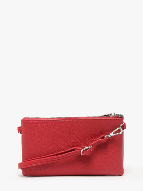 Crossbody Bag With Card Holder Grained Miniprix Red grained H6020 other view 3