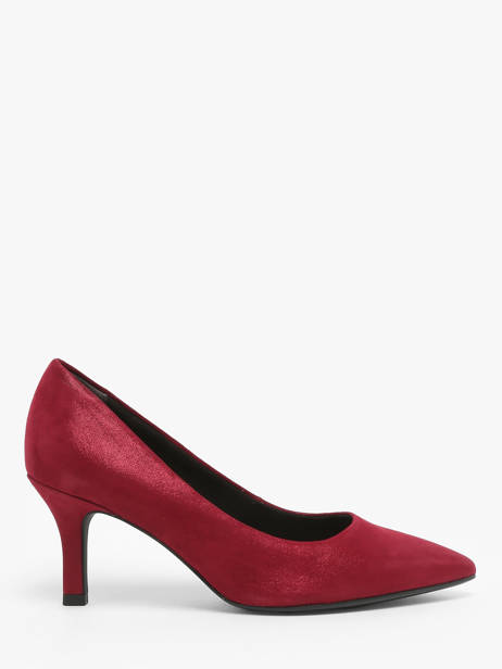 Escarpins En Cuir Tamaris Rouge women 41