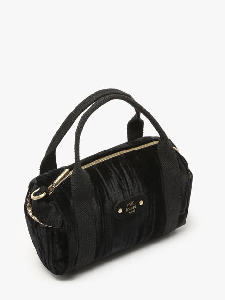 Sac Bandoulière Vfr Velours Mila louise Noir vfr 23224VFR vue secondaire 1