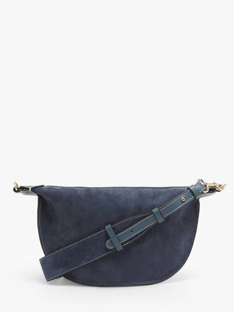 Suede And Leather Lou Belt Bag Vanessa bruno Blue lou 39V40903 other view 4