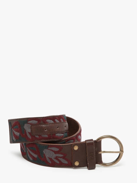 Ceinture Biba Marron accessoires SUM1A vue secondaire 2