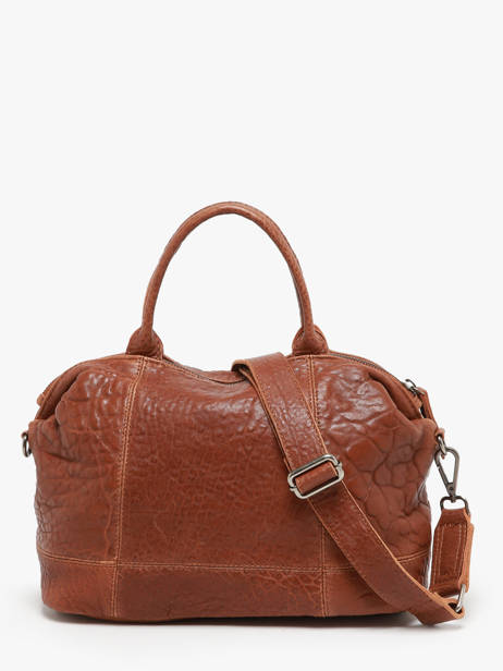 Sac Porté Main Leather Cuir Biba Marron leather FRA2L vue secondaire 3