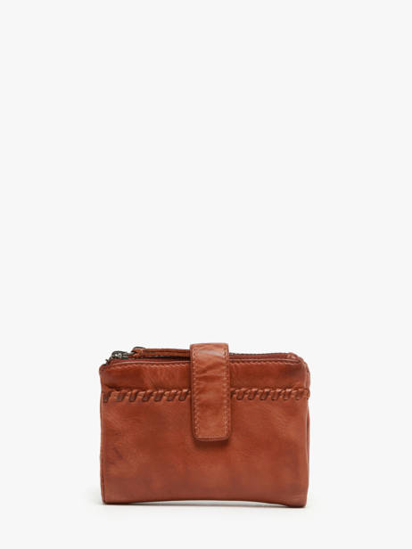 Portefeuille Cuir Biba Marron wallet WIN4L