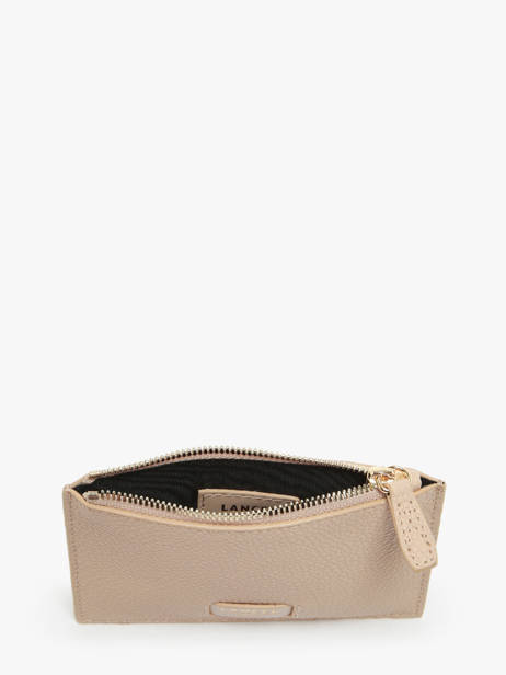 Leather Card Holder Ninon Lancel Beige ninon A10537 other view 1