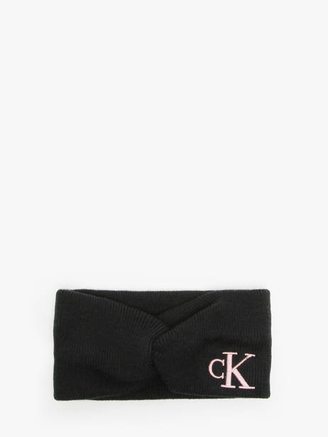 Beanie Calvin klein jeans Black monogram embro K612658