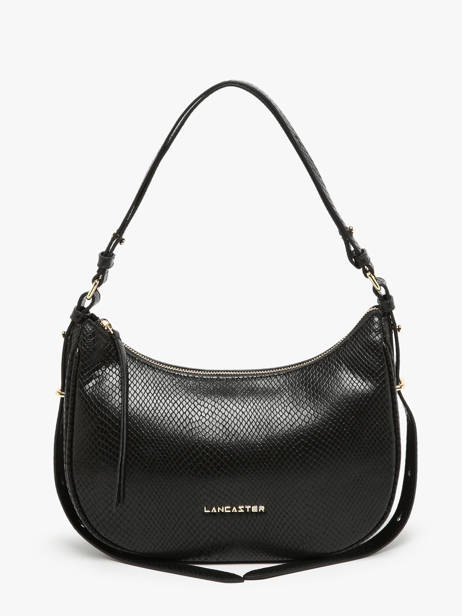 Shoulder Bag Exo Aria Leather Lancaster Black exo aria 110