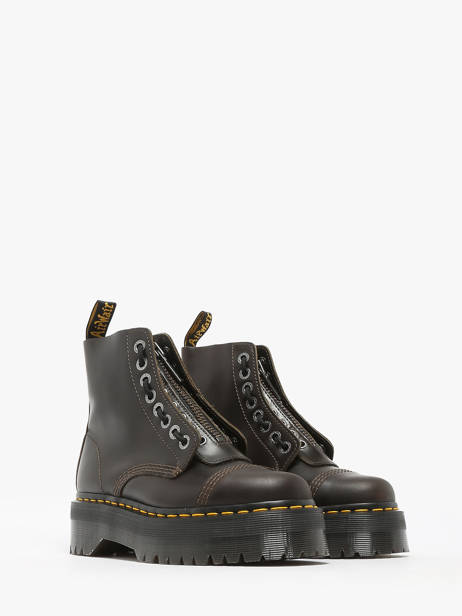 Bottines Sinclair En Cuir Dr martens Marron unisex Boots plateformes Sinclair en cuir Orleans vue secondaire 1