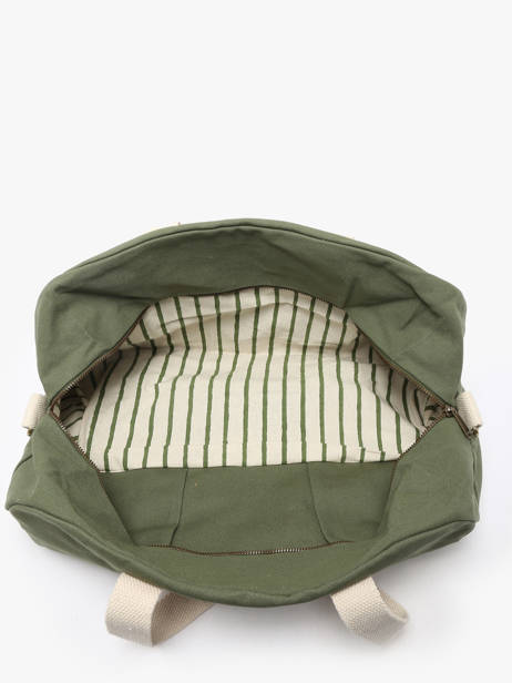 Sac De Voyage Cabine Best Seller Coton Best Seller Hindbag Vert best seller CHARLIE vue secondaire 3