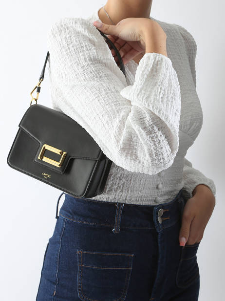Shoulder Bag Angele Leather Lancel Black angele A13147 other view 1