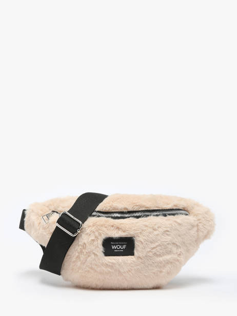 Belt Bag Wouf Beige teddy TW240036