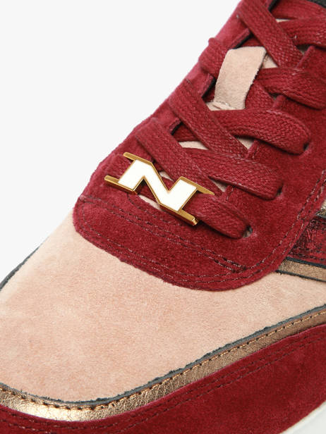 Sneakers In Leather Nathan baume Red women 242S0103 other view 3