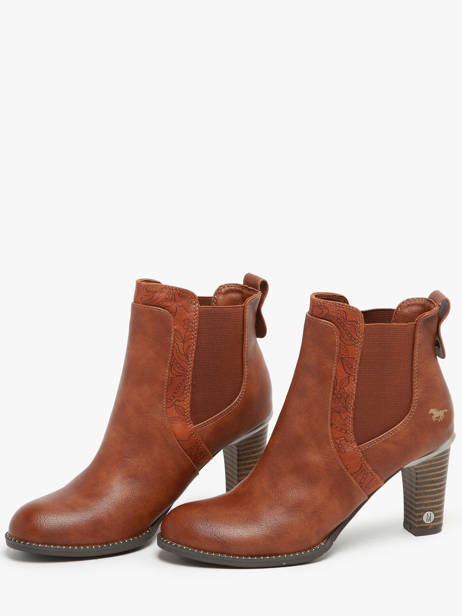 Heeled Boots Mustang Brown women 1470503 other view 1