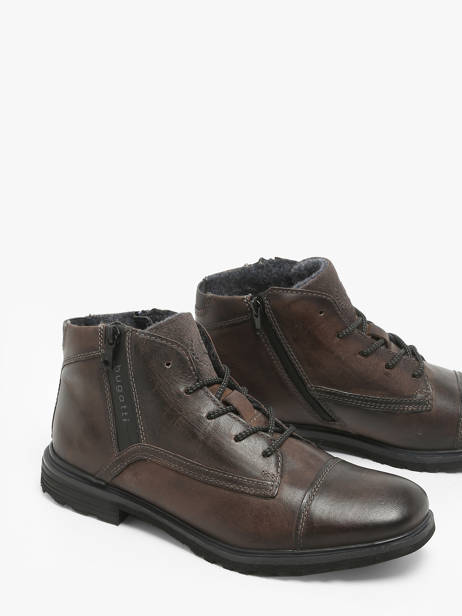 Bottines Vittore En Cuir Bugatti Marron men 321AOU3L vue secondaire 1