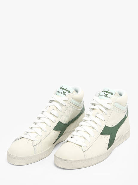 Sneakers Montante Game High Waxed En Cuir Diadora Blanc unisex 1180187 vue secondaire 2