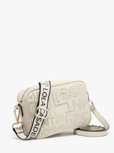 Crossbody Bag Logo Lola casademunt Beige logo 5 other view 2