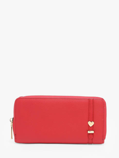 Portefeuille Porte-cartes Miniprix Rouge love 78SM2642