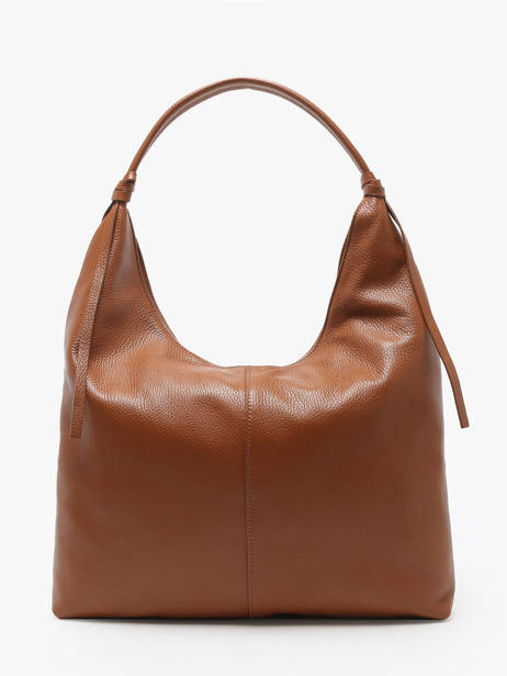 Sac Porté épaule Caviar Cuir Milano Marron caviar CA24091 vue secondaire 4