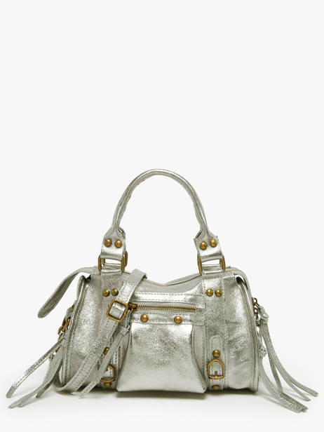 Shoulder Bag Nine Leather Milano Silver nine NI24091