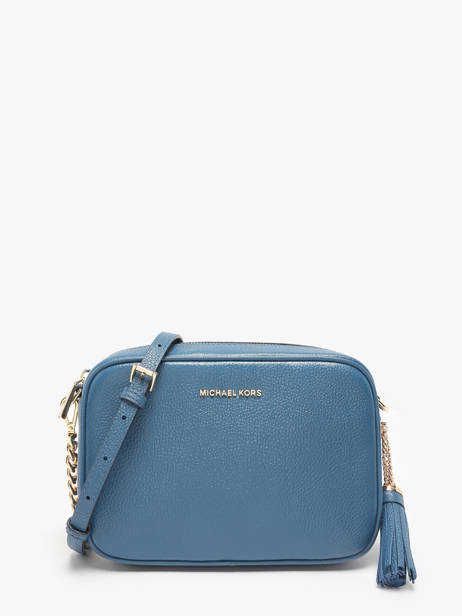 Sac Bandoulière Ginny Cuir Michael kors Bleu jet set F7GGNM8L