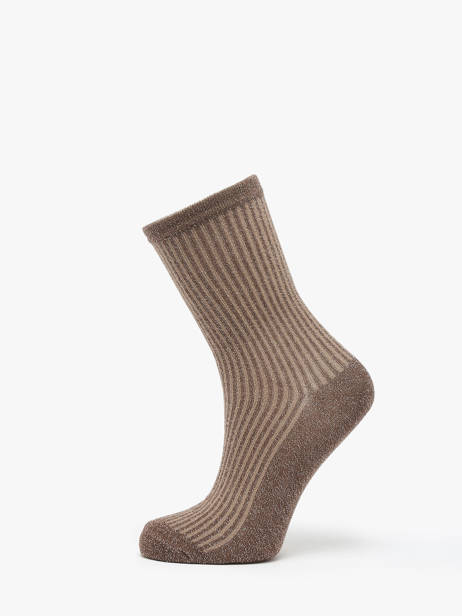 Socks Pieces Beige socks women 17151110