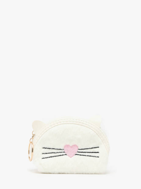 Coin Purse Miniprix White fur 78PM09