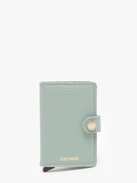 Porte-cartes Cuir Secrid Bleu pebble MPE