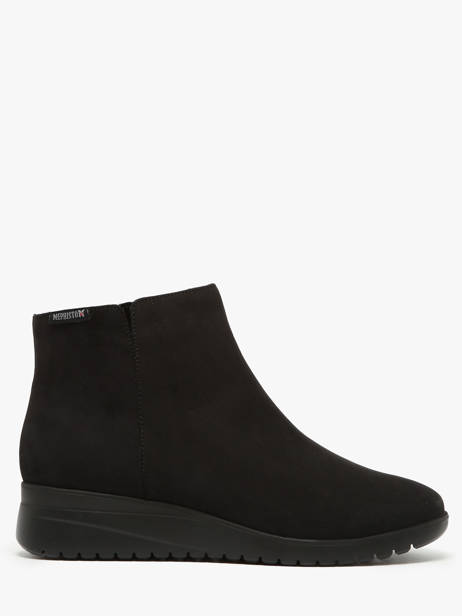 Bottines Idora En Cuir Mephisto Noir women P5145652