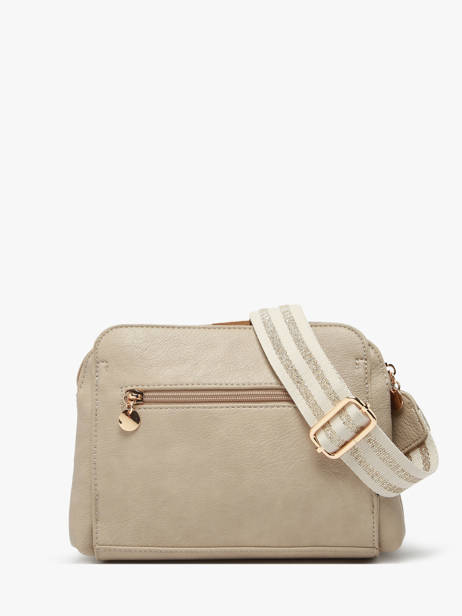 Shoulder Bag Ajoure Lulu castagnette Beige ajoure WINSTON other view 4