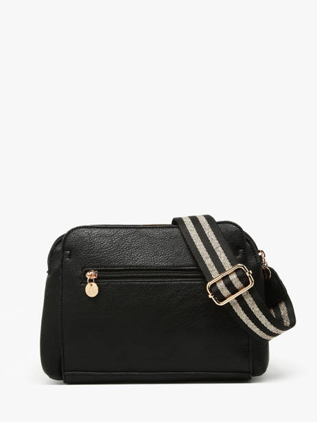 Shoulder Bag Ajoure Lulu castagnette Black ajoure WINSTON other view 4