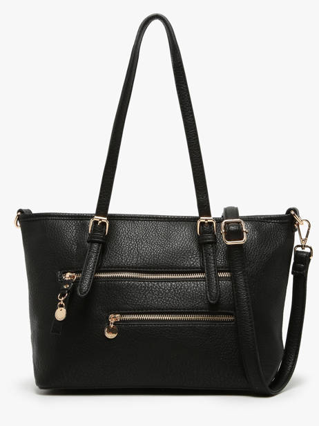 Shoulder Bag Zip Lulu castagnette Black zip WILFRIED other view 4