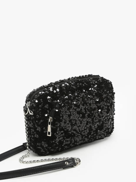 Sac Bandoulière Naina Sequins Sequins Pieces Noir naina sequins 17153226 vue secondaire 1