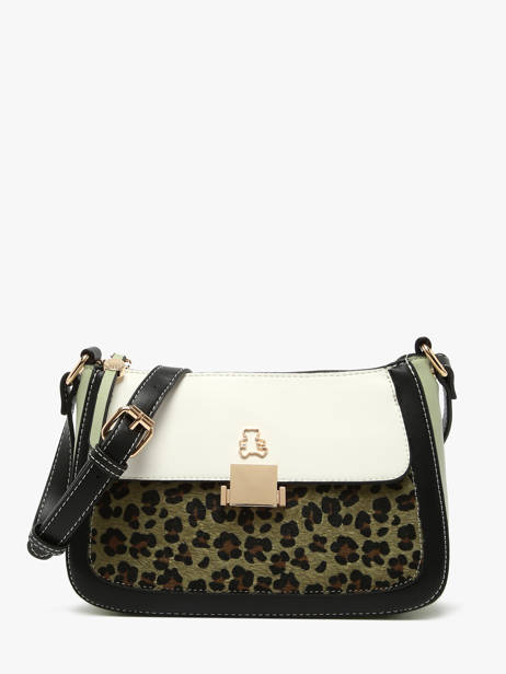 Shoulder Bag Leopard Lulu castagnette Black leopard TWIGGY