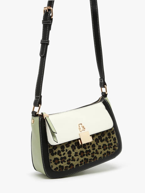 Shoulder Bag Leopard Lulu castagnette Black leopard TWIGGY other view 2