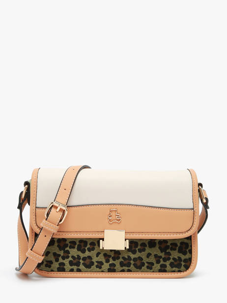 Sac Bandoulière Leopard Lulu castagnette Multicolore leopard TYNA