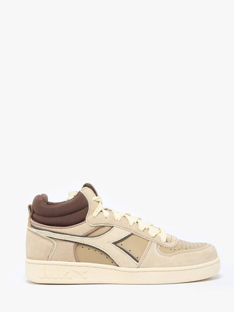 Sneakers Magic Mid En Cuir Diadora Beige unisex MAGIC BASKET DEMI CUT SUEDE LEATHER