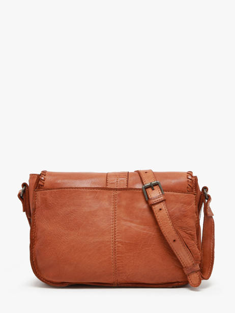 Sac Bandoulière Utility Cuir Basilic pepper Marron utility BUTI09 vue secondaire 3