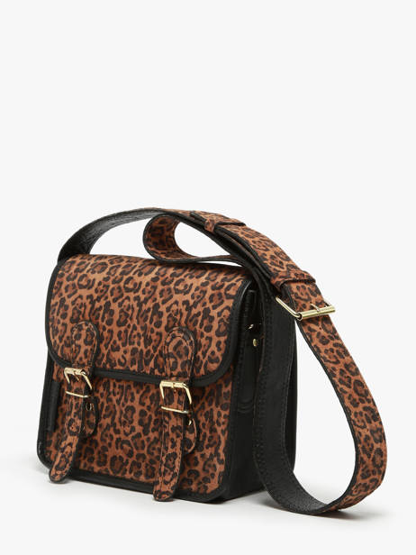 Crossbody Bag Leopard Leather Paul marius Brown leopard SACOSLEO other view 1