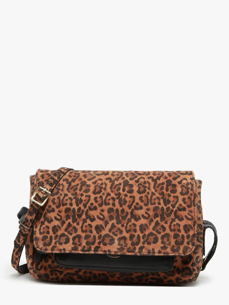 Shoulder Bag Leopard Leather Paul marius Brown leopard DIANSLEO