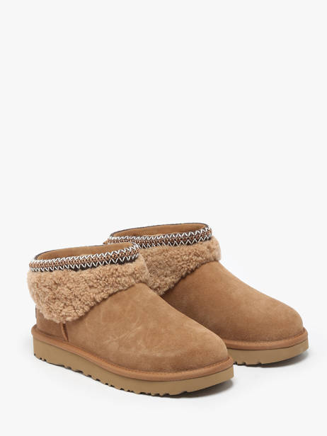 Boots In Leather Ugg Beige women 1158263 other view 2