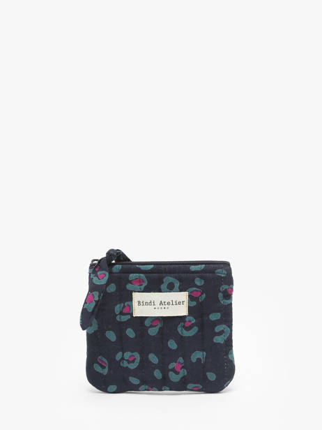 Coin Purse Bindi atelier Blue bengal B