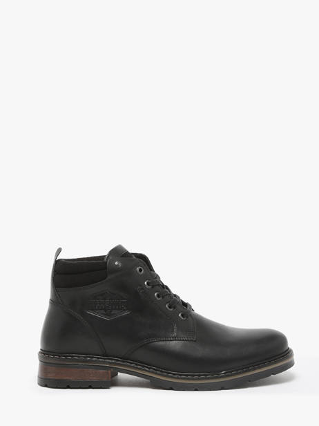 Bottines Equilibre En Cuir Redskins Noir men EQUILIBR